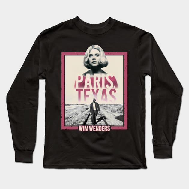 Paris Texas, Wim Wenders Long Sleeve T-Shirt by ChromaticD